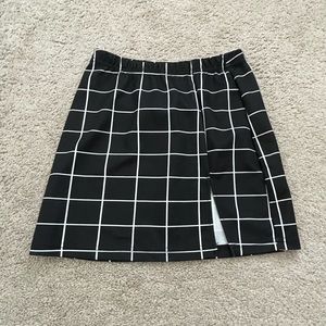 Shein Womens XS checkered skirt